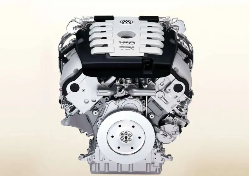 Silnik V10 TDI Volkswagena, potężna jednostka napędowa, która budzi podziw swoją konstrukcją.