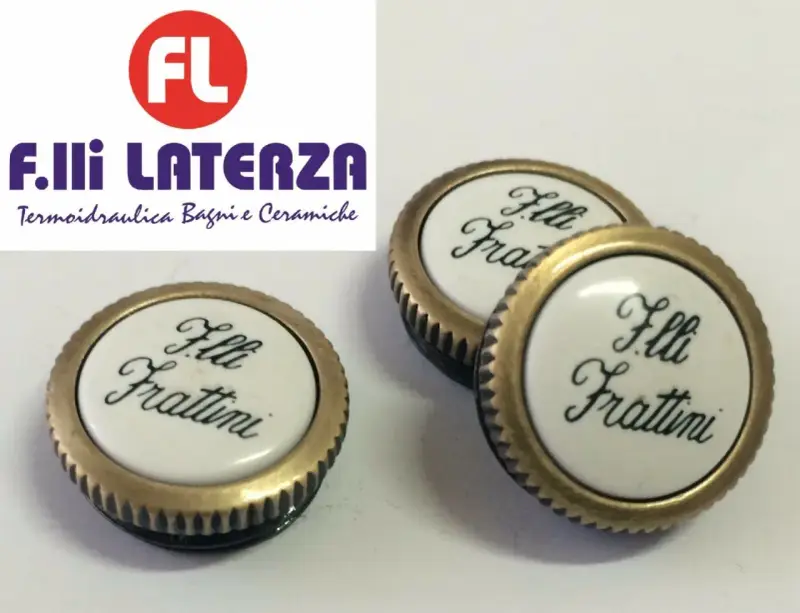 Ricambi per rubinetteria Fratelli Frattini, con logo F.lli Laterza.