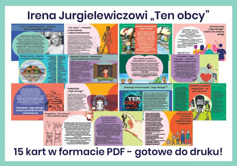 Irena Jurgielewiczowa i jej „Ten obcy" – scenariusz lekcji. Opowieść o dorastaniu, przyjaźni i odpowiedzialności.