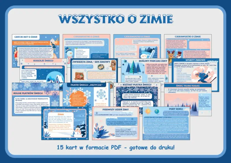 Ciekawostki o zimie: od mitów po naukę o płatkach śniegu i sporcie. Dowiedz się, jak rośliny i zwierzęta przetrwają mrozy.