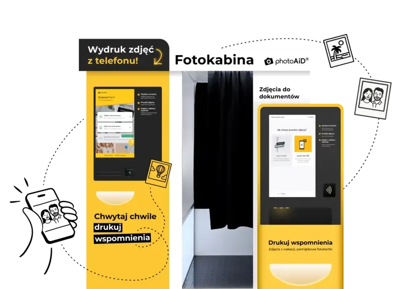 Aplikacja do drukowania zdjęć z telefonu w fotokabinie. Wydrukuj wspomnienia z wakacji i stwórz pamiątkowe fotokartki.