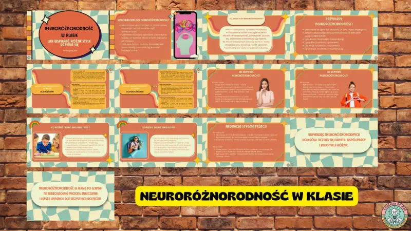 Neuroróżnorodność w klasie: jak wspierać różne style uczenia się. Materiał edukacyjny dla nauczycieli i uczniów.