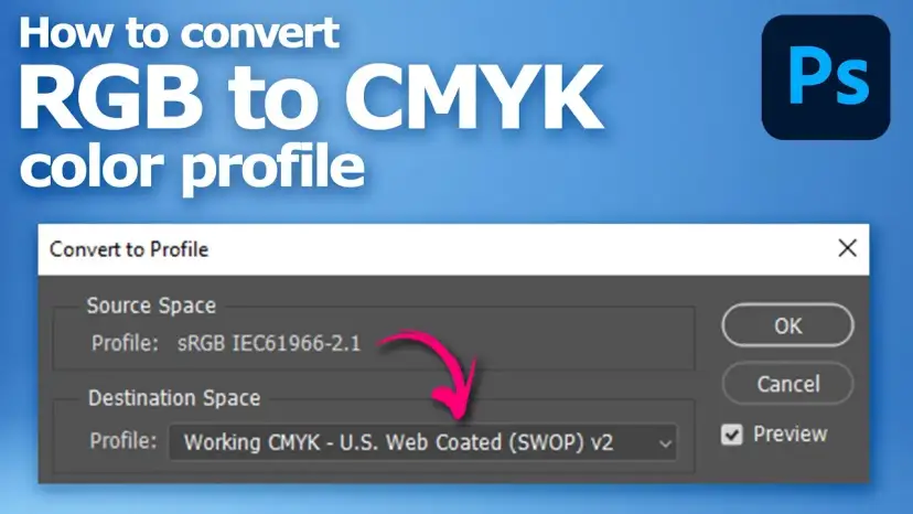 Jak zmienić RGB na CMYK w Photoshopie? Drukuj bez błędów!