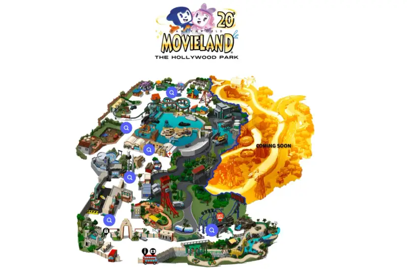 Mappa Movieland: Guida essenziale per pianificare la tua visita