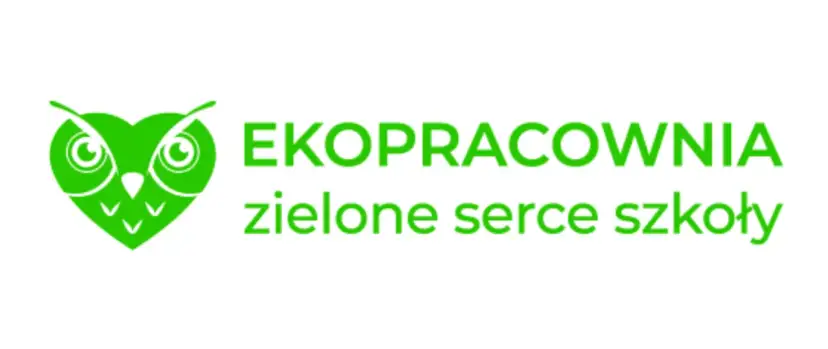 Zielone serce szkoły, symbol ekopracowni, to symbol troski o środowisko i edukacji ekologicznej.