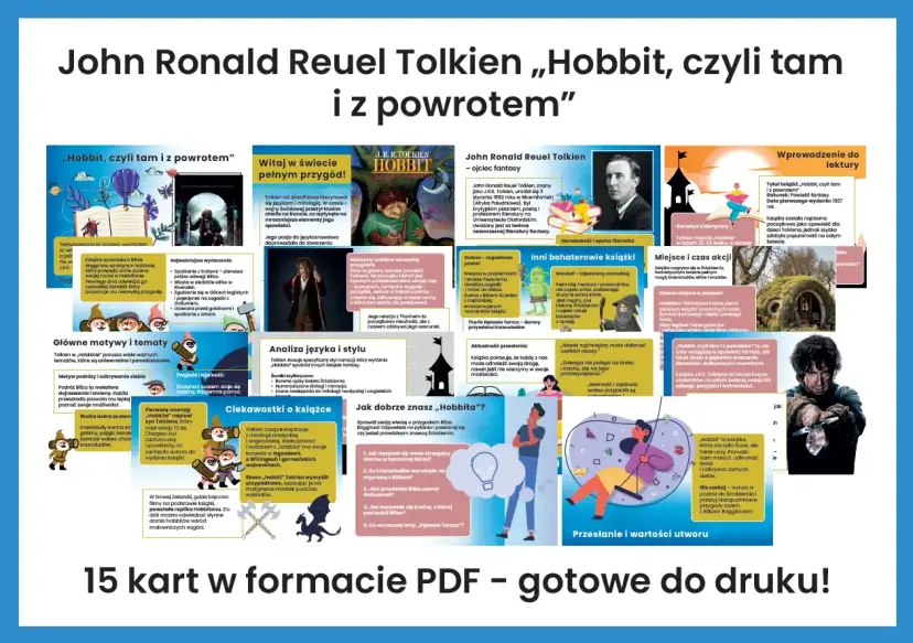 Hobbit, czyli tam i z powrotem" – streszczenie, motywy, bohaterowie i ciekawostki o książce J.R.R. Tolkiena.