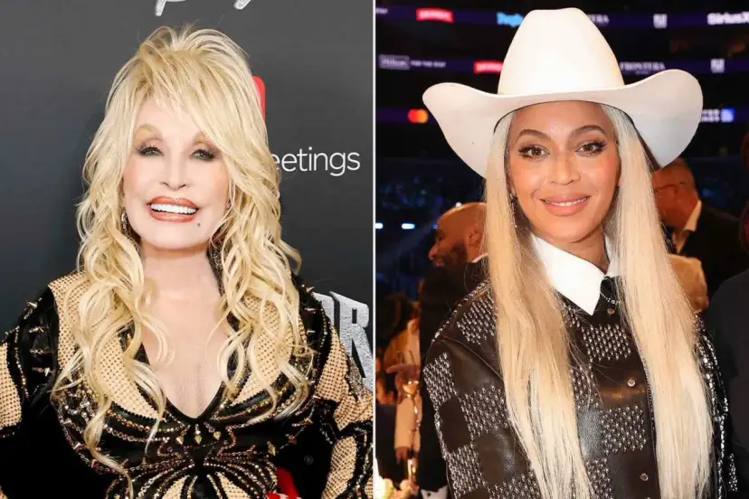 Dolly Parton i Beyoncé w westernowych stylizacjach. Czy Beyoncé zaśpiewa "Jolene"? Dolly Parton tekst piosenki.