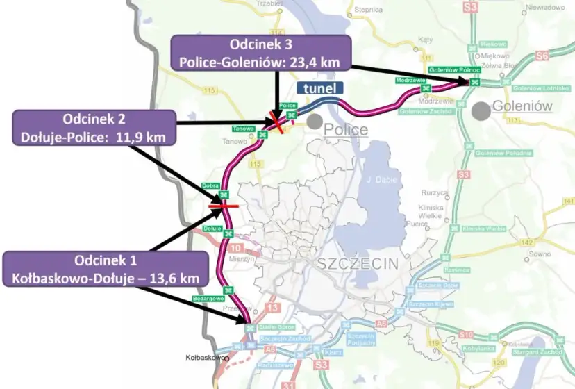 Zachodnia Obwodnica Szczecina: Kiedy pojedziemy? Harmonogram 2029/2033
