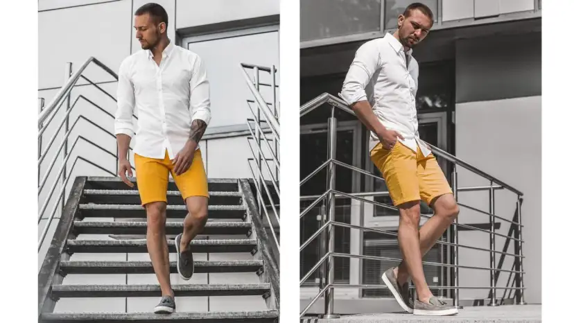 Jakie buty do szortów męskich, aby wyglądać stylowo i komfortowo?