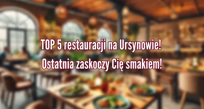 Warszawa gdzie zjeść: Odkryj najlepsze miejsca na wyjątkowy posiłek