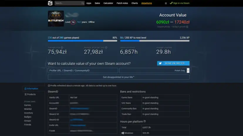 Gdzie jest link do profilu Steam? Oto jak go łatwo znaleźć
