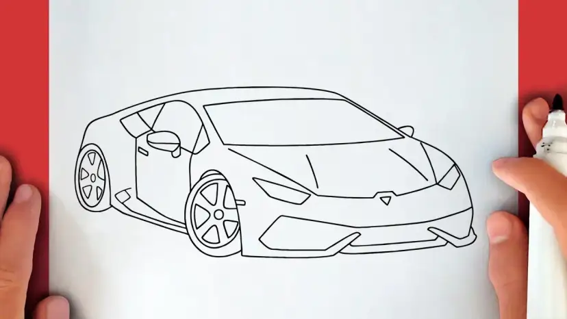 Jak narysować lamborghini: krok po kroku do idealnego rysunku