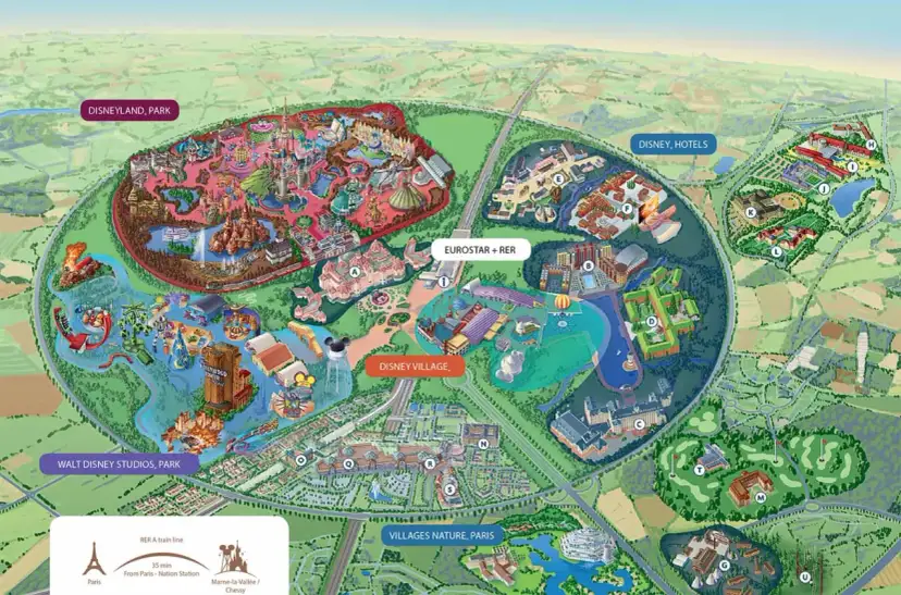 Disneyland Paris: mappa e consigli per massimizzare la magia