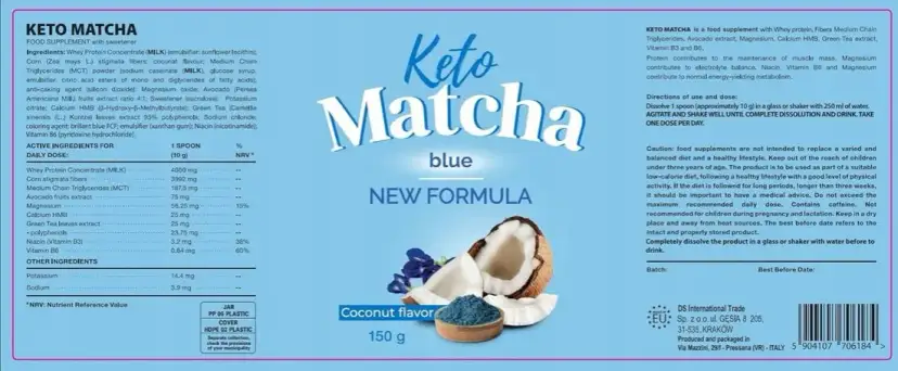Keto Matcha Blue: Jak stosować? Dawkowanie, przygotowanie i efekty