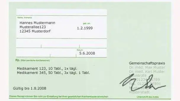 Privatrezept Muster ausgefüllt: So vermeiden Sie Fehler beim Ausfüllen