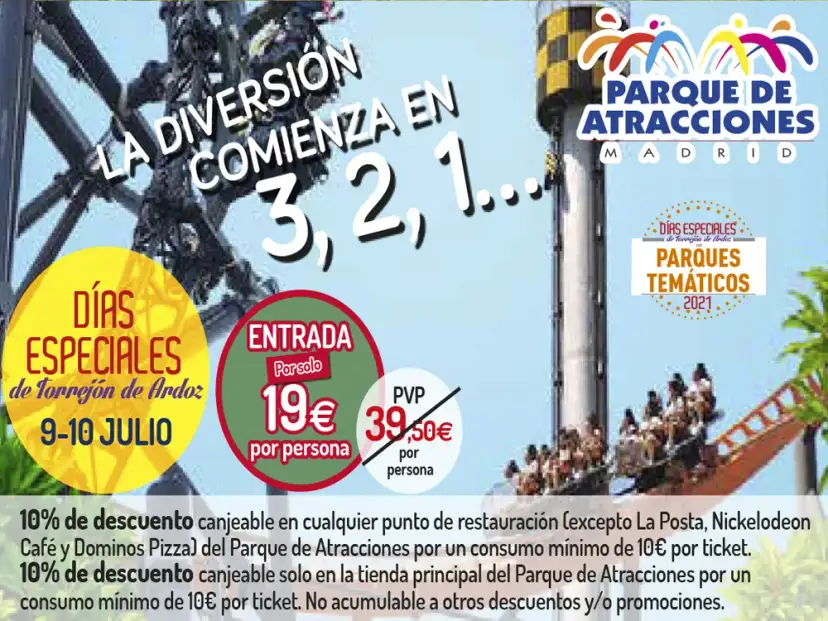 Los mejores cupones descuento parque de atracciones para ahorrar hoy