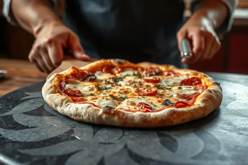 Chrupiący spód pizzy: Papier vs. kamień poznaj sekret!