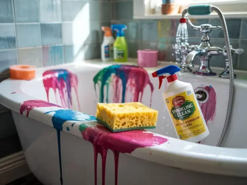 Skuteczne metody na zmycie farby do włosów z wanny bez uszkodzeń