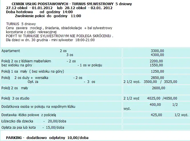 Cennik wyciągów w Bukowinie Tatrzańskiej – poznaj tajemnice cen i ofert