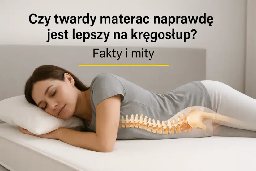 Twardy materac: mit czy zdrowie? Ekspert radzi, jak wybrać idealny.