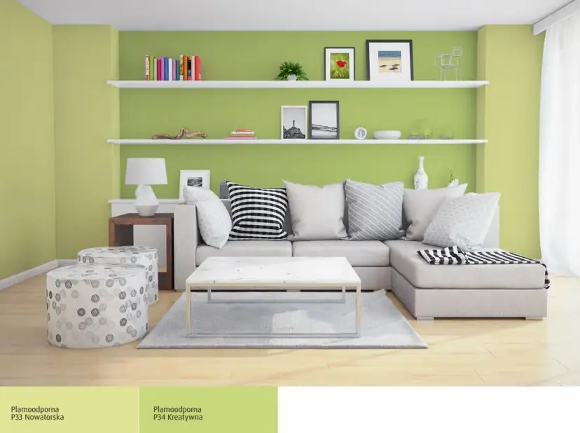 Jakie kolory pasują do oliwkowej ściany, aby stworzyć przytulne wnętrze?