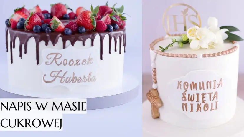 Jak zrobić litery na tort - proste metody, które zachwycą gości