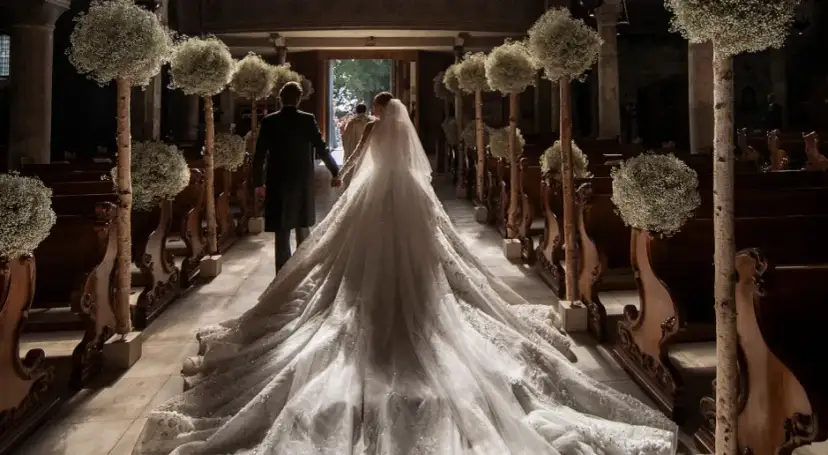 Suknia ślubna Kim Kardashian: cena, projekt i wyjątkowe detale