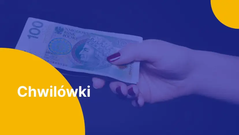 Dłoń trzyma banknot 100 zł. Chwilówki mogą być problemem, gdy vivus spłata 2 dni po terminie.