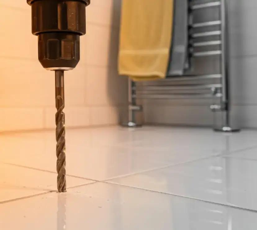 Jakim wiertłem wiercić w kafelkach, aby uniknąć uszkodzeń?