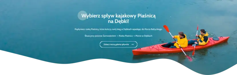 Spływ Piaśnicą do Dębek: Cennik, trasa, transport i porady