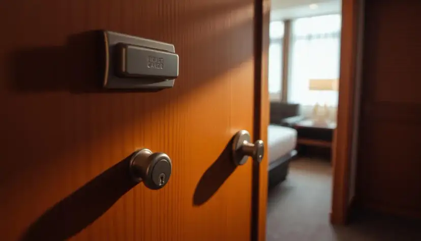 Jak bezpiecznie zamknąć drzwi hotelowe od środka? Praktyczny poradnik