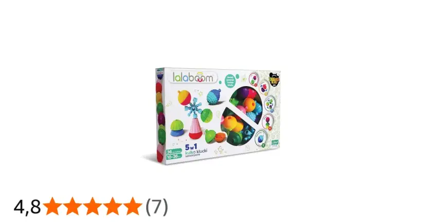 Klocki sensoryczne Lalaboom: odkryj fenomen rozwoju 5w1!