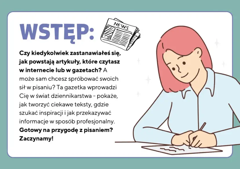 Jak napisać angażujący artykuł do gazetki szkolnej? Poradnik