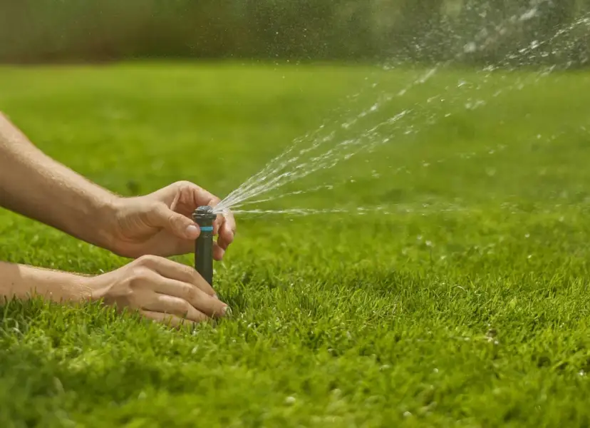 Jak działa zraszacz statyczny? Budowa, dysze, regulacja