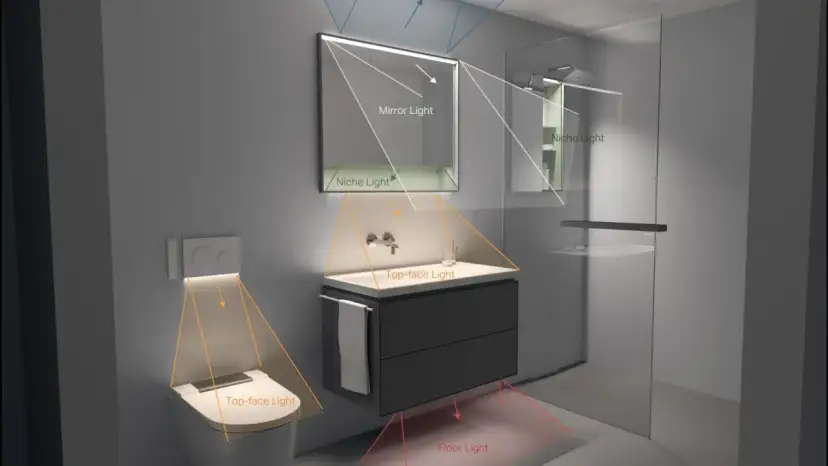 Iluminación de baño: Guía experta para seguridad, lúmenes y diseño