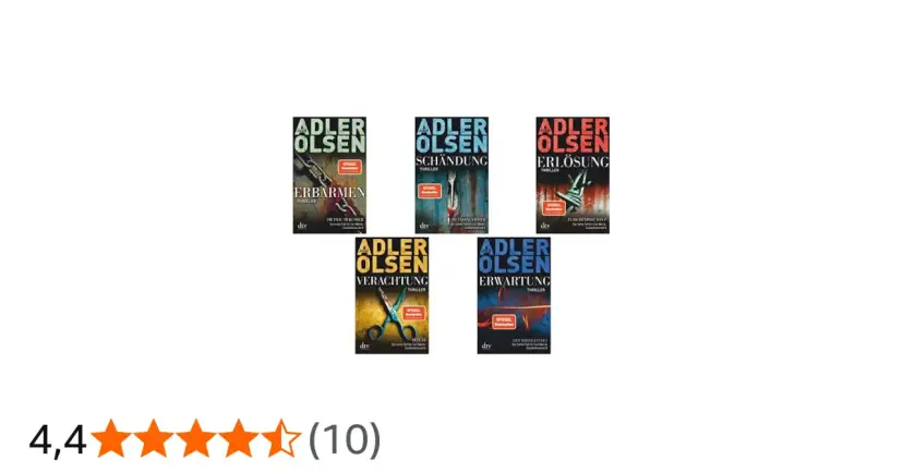 Jussi Adler-Olsen: Sonderdezernat Q Reihenfolge & alle Bücher