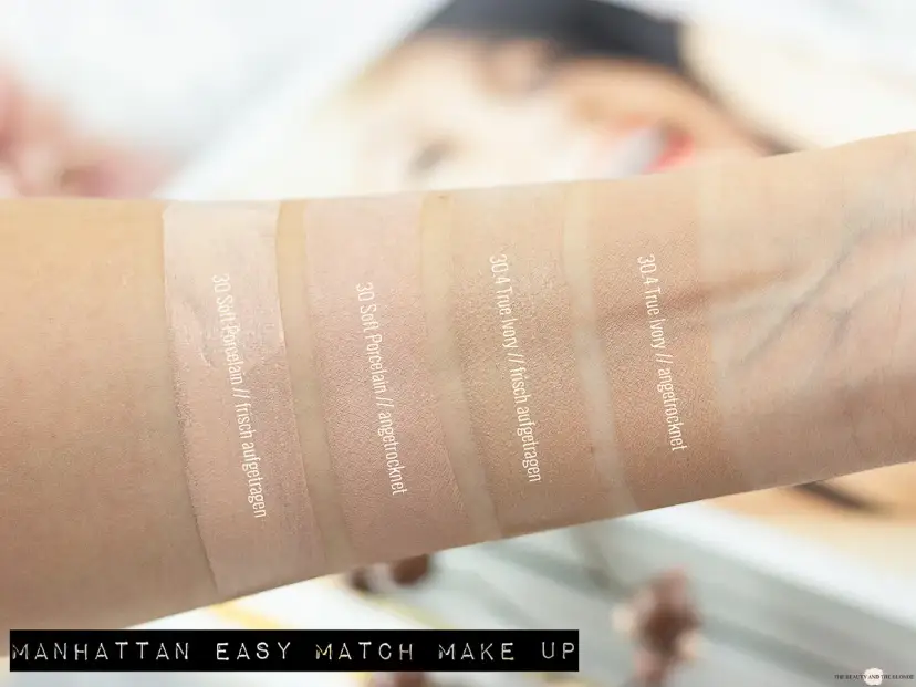 Manhattan Powder Mat Make Up Test: Mattes Finish für ölige Haut?