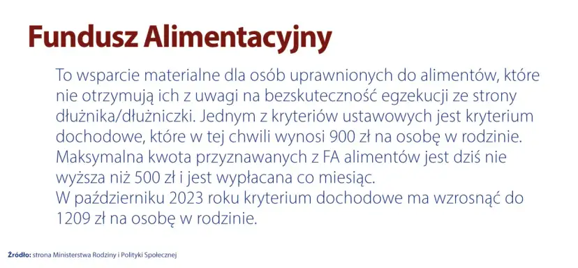 Fundusz Alimentacyjny: Jak uzyskać wsparcie i co czeka dłużnika?