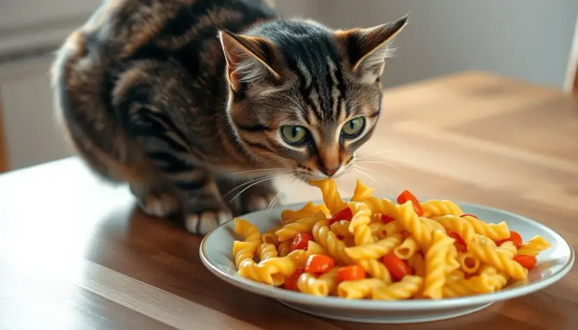 Czy koty mogą jeść makaron? Ważne informacje i zdrowe alternatywy