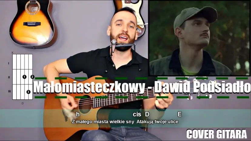 Proste chwyty na gitarę do małomiasteczkowy - naucz się grać łatwo