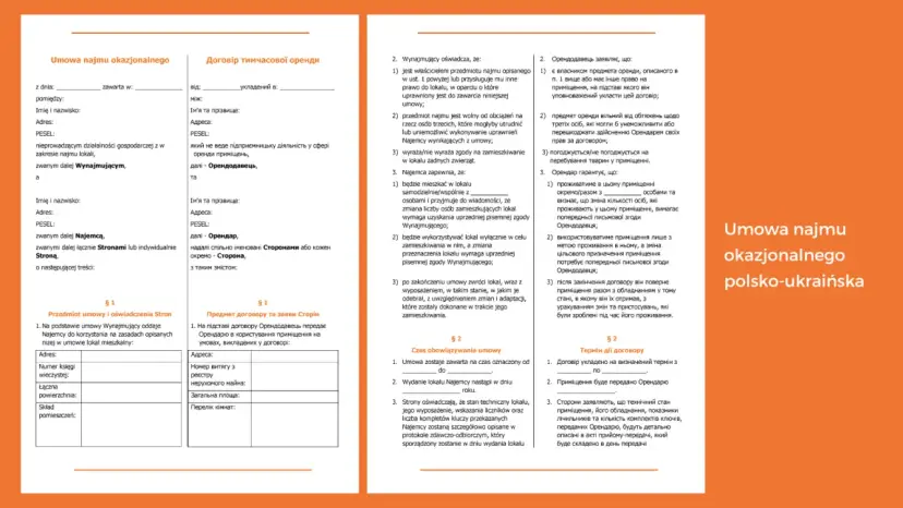 Wynajem mieszkania Ukraińcom: Bezpieczny poradnik dla właściciela