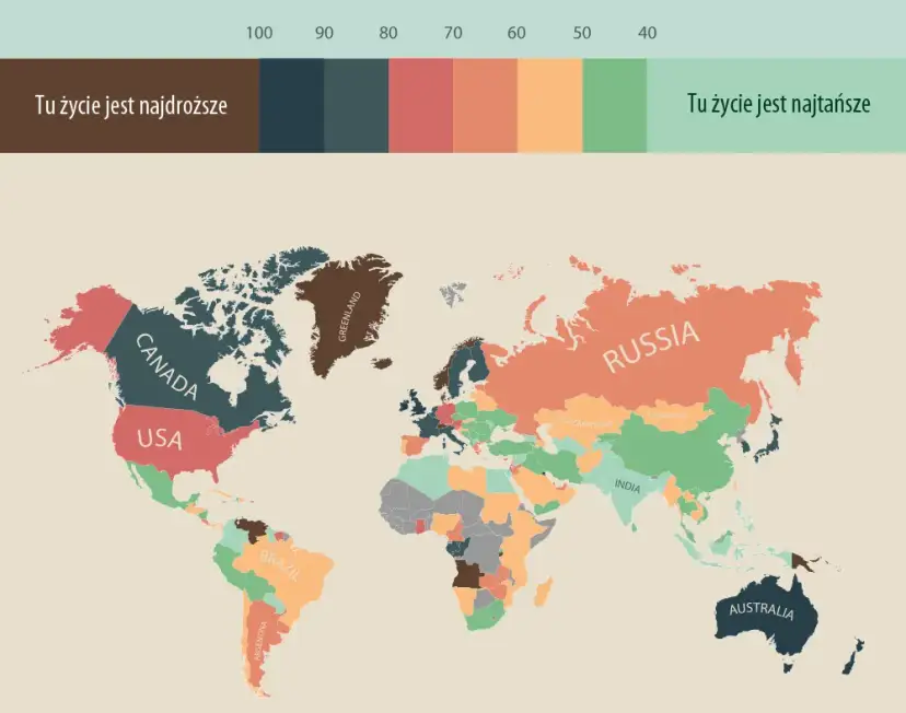 W jakim kraju żyje się najtaniej? Oto zaskakujące dane o kosztach życia