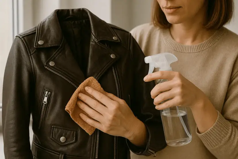 Wyczyść kurtkę skórzaną jak ekspert! Domowe triki i pielęgnacja.