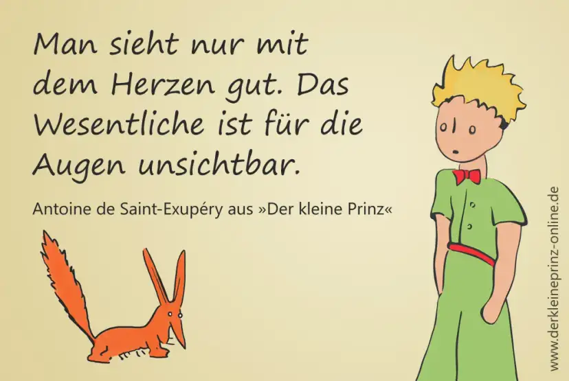 Der kleine Prinz: Zitate über Liebe & Verantwortung (Herzweisheiten)