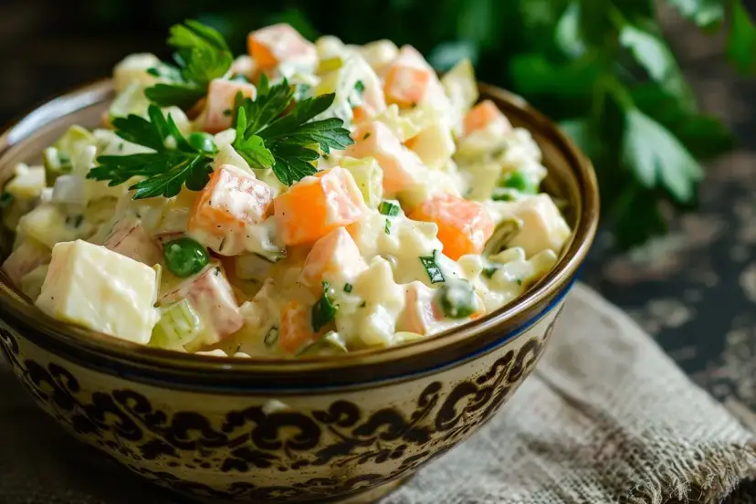 Ile kcal ma sałatka jarzynowa? Odkryj sekrety i wersje FIT!