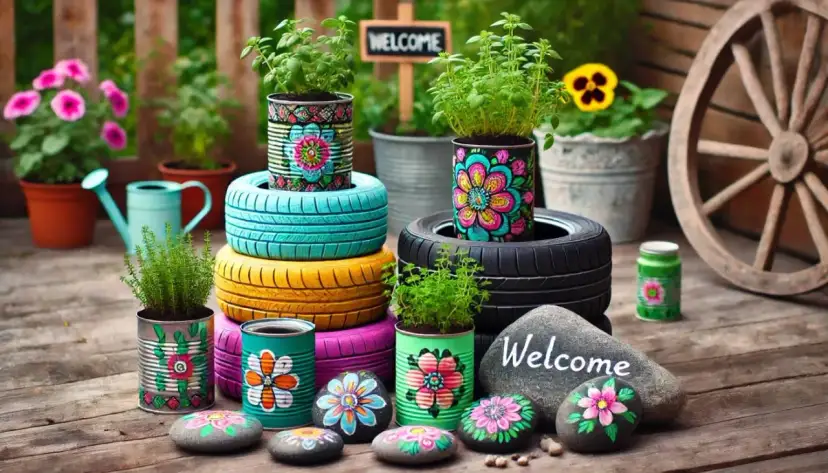 Kwiaty z recyklingu: Zrób to sam krok po kroku. Eko dekoracje!