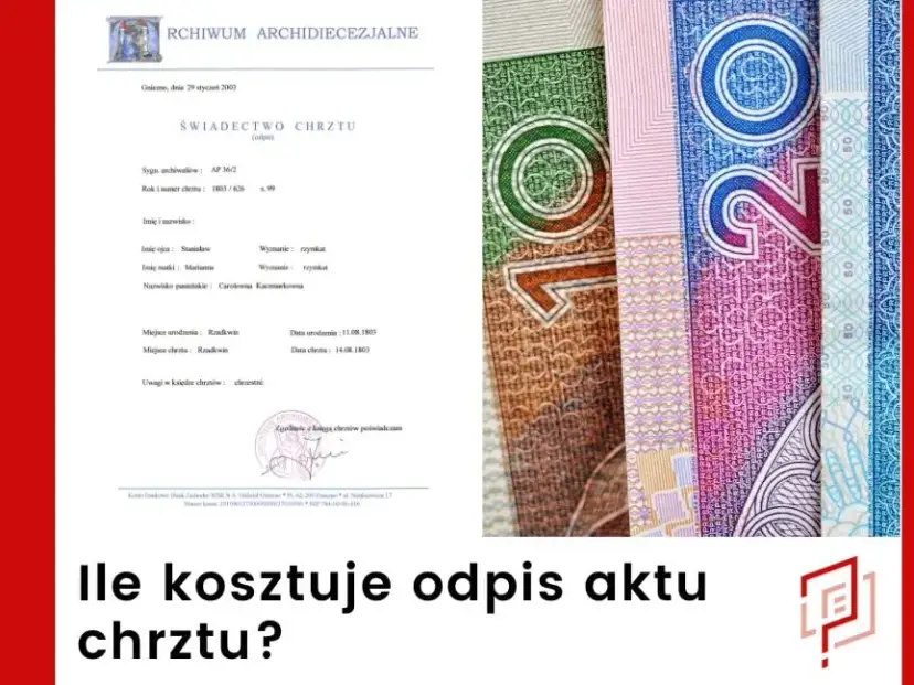 Akt chrztu do ślubu: koszt, ważność i jak zdobyć?