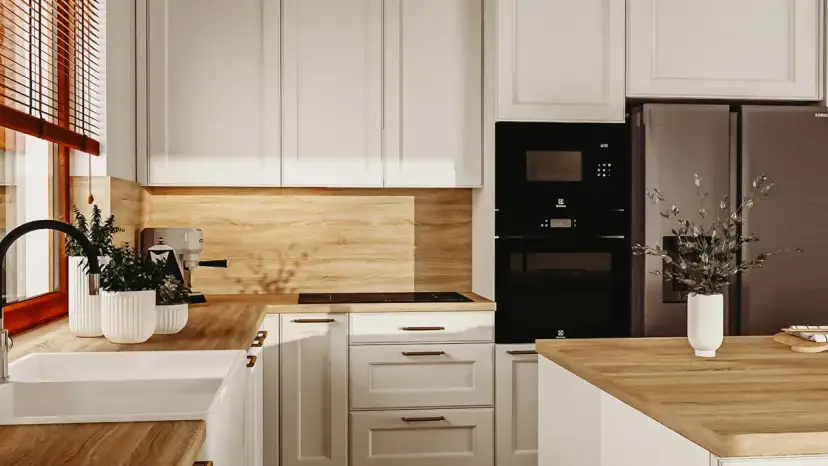 Biała kuchnia: Co między szafkami? Wybierz idealne wykończenie!