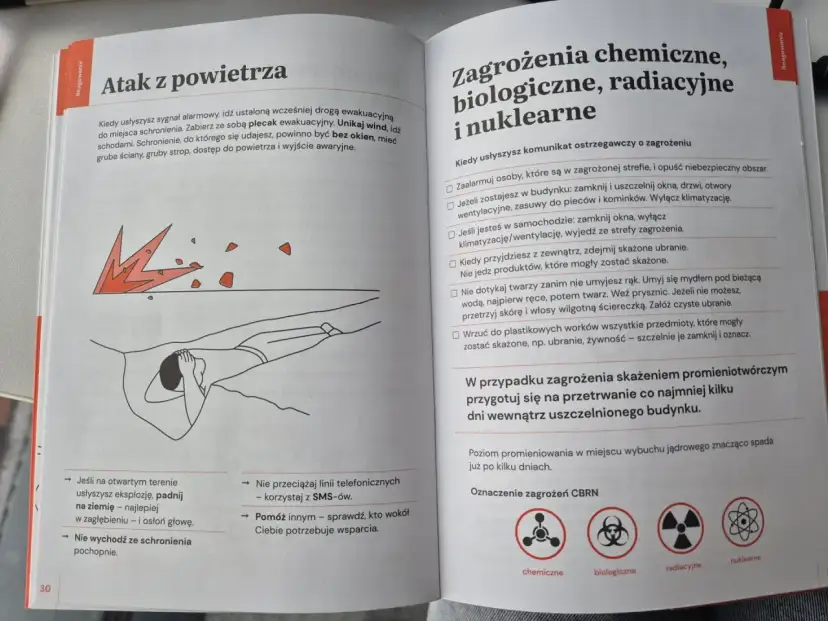 Instrukcja reagowania na zagrożenia. Czy w Gdańsku jest bezpiecznie? Dowiedz się, jak chronić się przed atakami z powietrza i zagrożeniami chemicznymi, biologicznymi, radiacyjnymi i nuklearnymi.