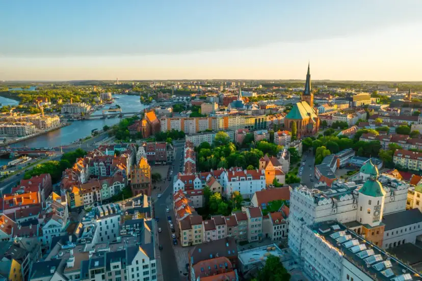 Szczecin ile km do najpopularniejszych miejsc w okolicy?